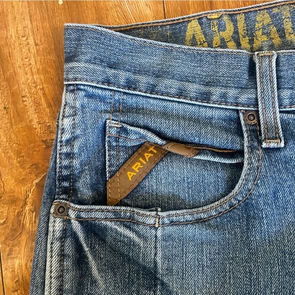ARIAT Men’s Classic Bootcut M4 Blue Jeans Size 30 x 34 - Picture 6 of 14